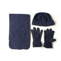 3 Pieces Set Gloves,Hat And Scarf